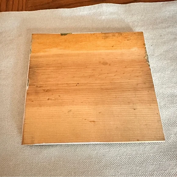 Floral Painted Wooden Plaque - Picture 5 of 5